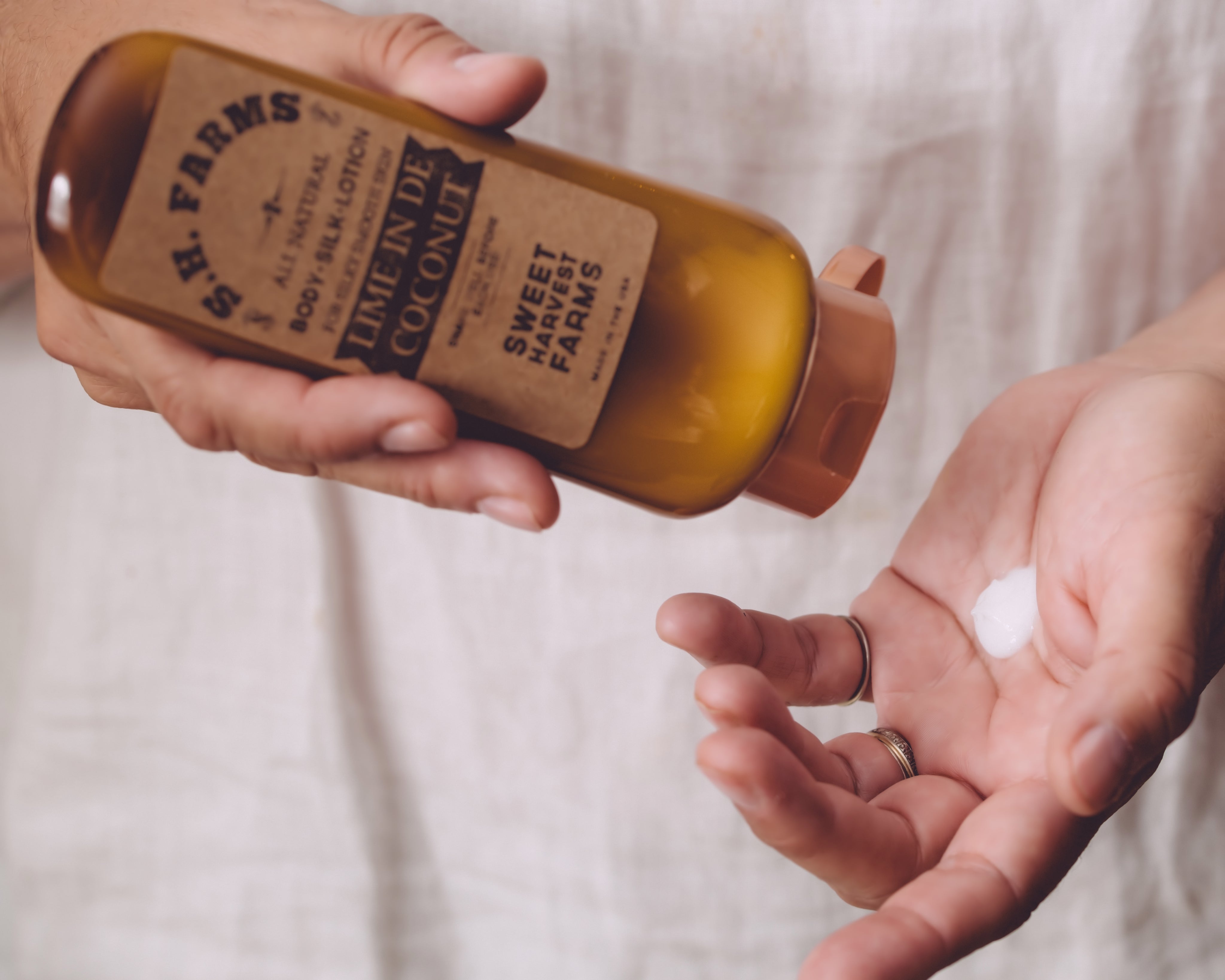 Organic Natural Hand and Body Lotions-6 oz | Sweet Harvest Farms
