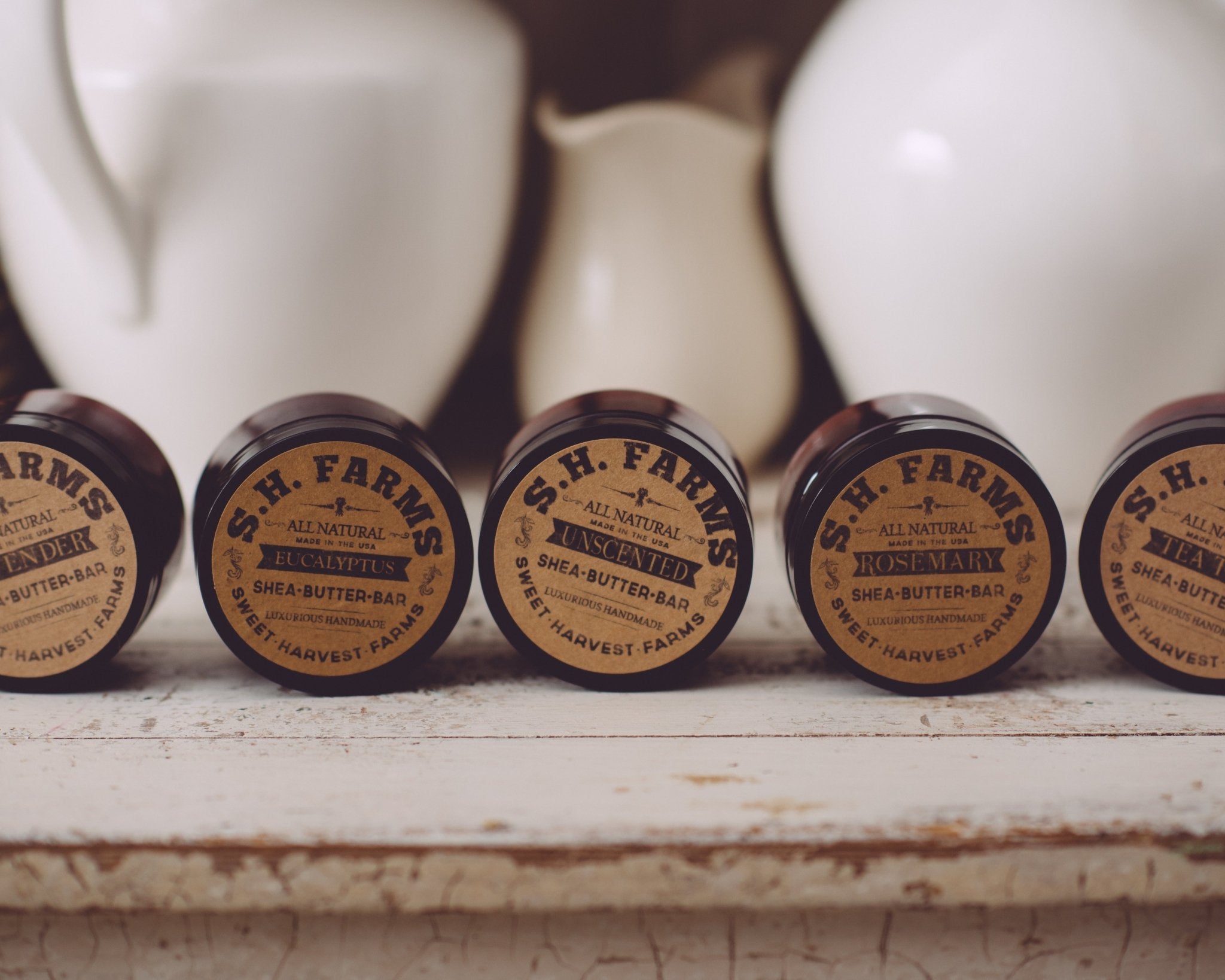 Natural Organic Shea Butter Bars/Salve - Sweet Harvest Farms