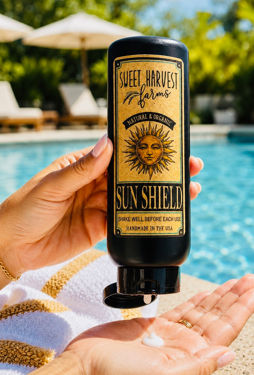 Sun Shield Organic Tallow Cream | Waterless Mineral Skin Cream | Sweet Harvest Farms - Sweet Harvest Farms