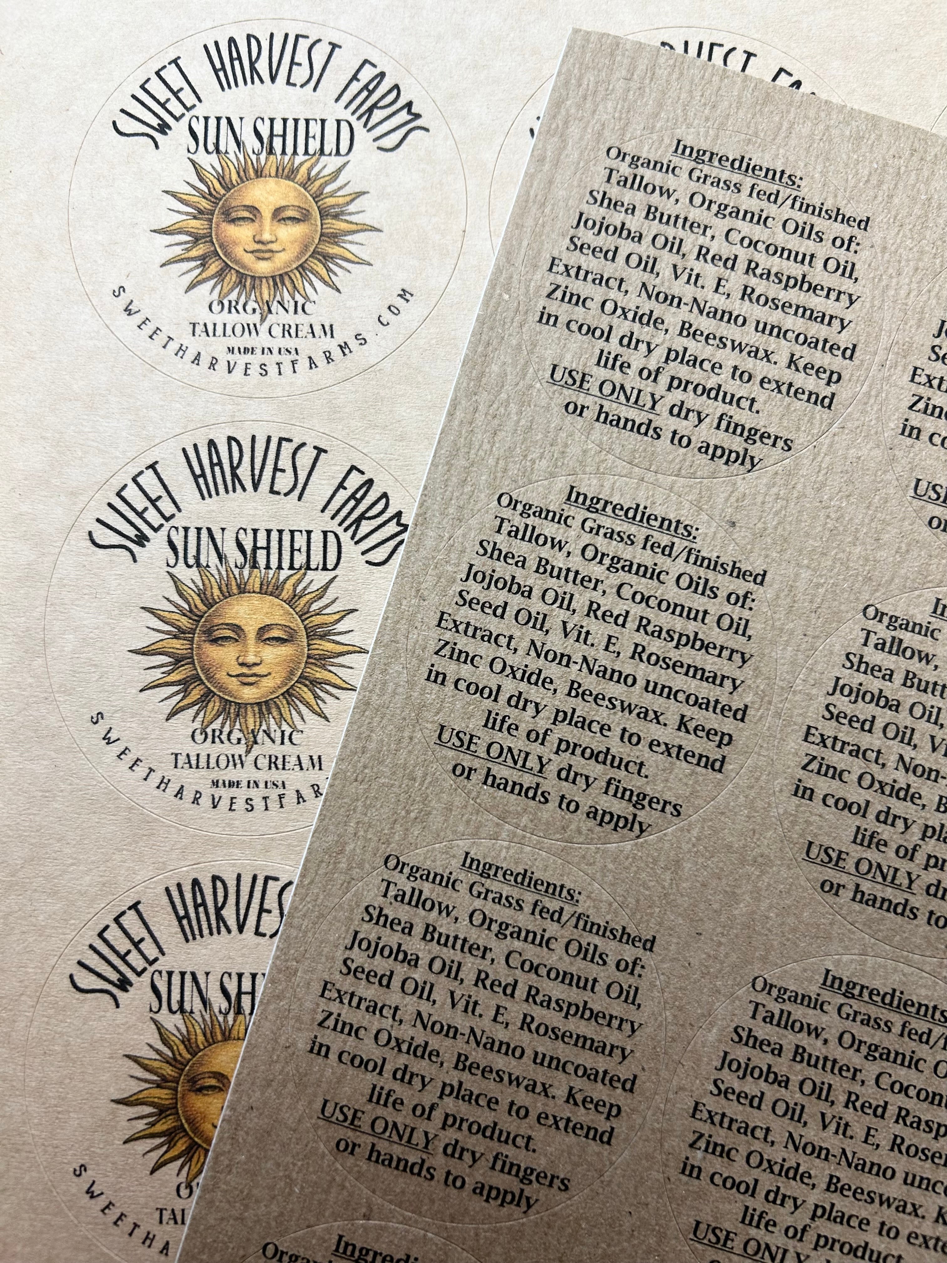 sun screen - sun shield for those that love to work and play outdoors but need protection form the sun Non Nano and uncoated zince