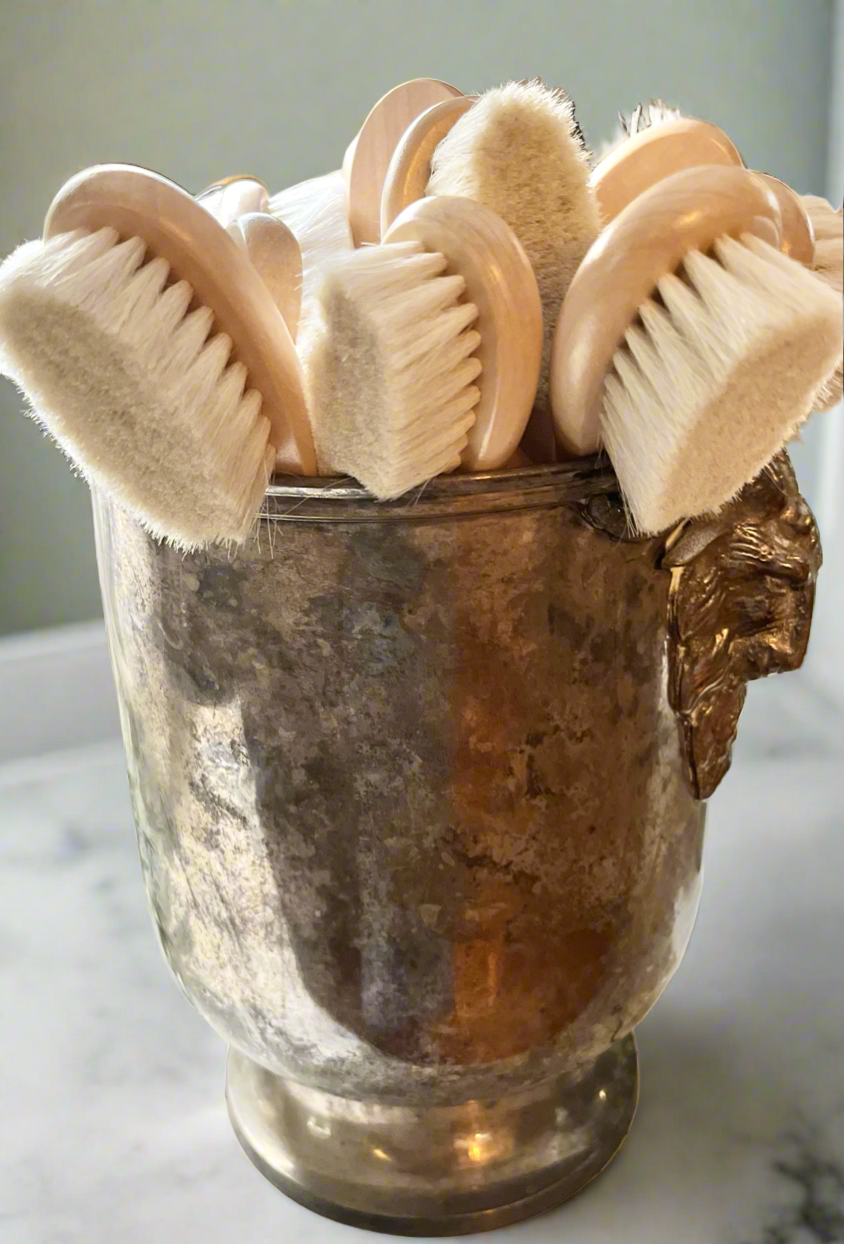 Again face brush is better than washcloth. A good facial brush can clean pores better. This face brush can help remove dead skin cells as well