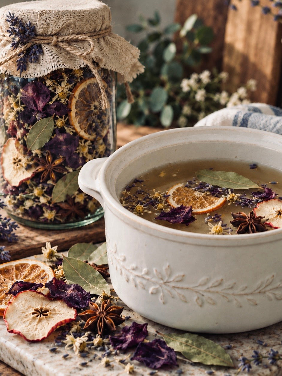 Pot-pourri d'été mijotant - Biologique, naturel et aromatique