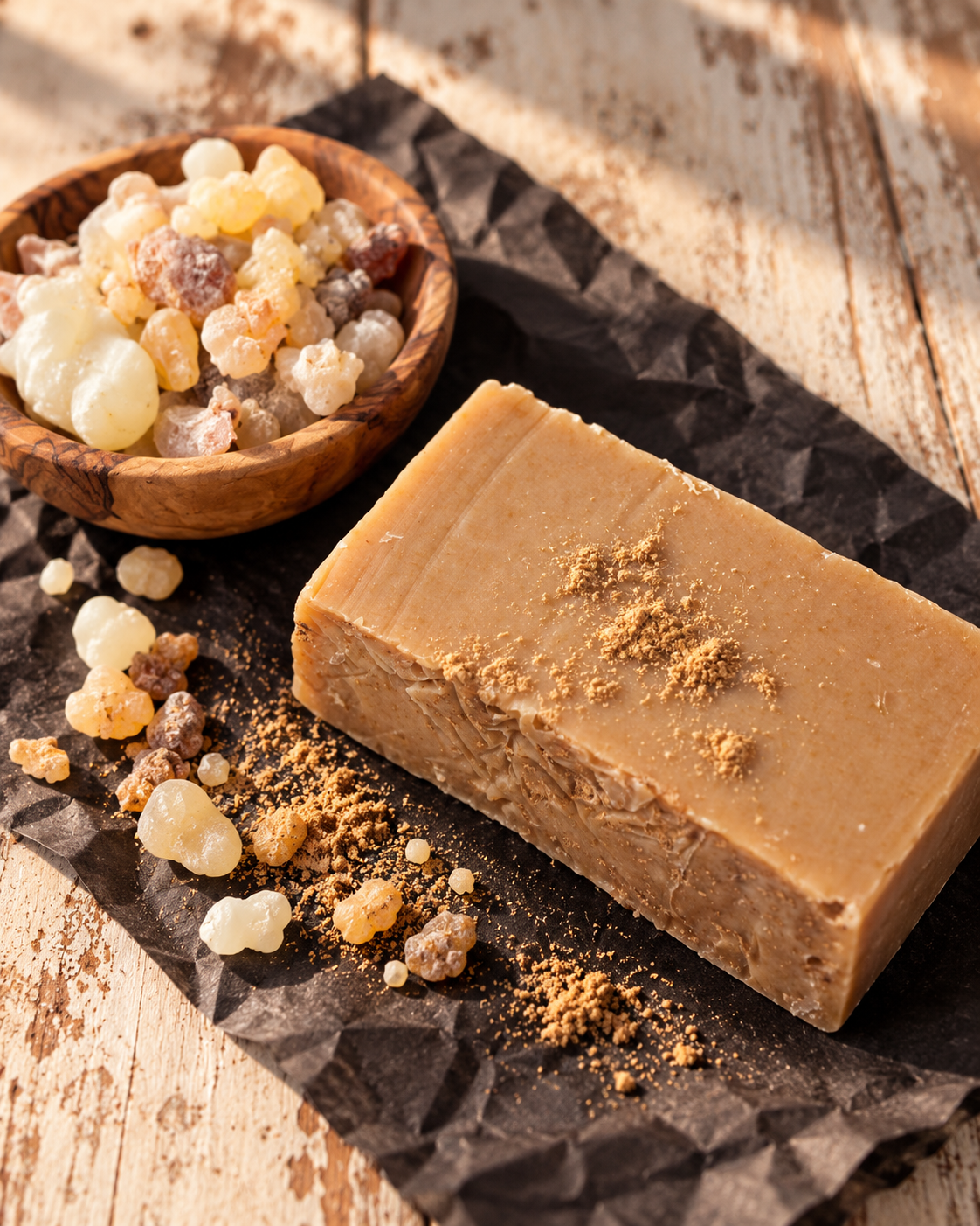 Savon Artisanal Bio à l'Encens - Soin sacré pour la peau, à base d'encens pur | Sweet Harvest Farms