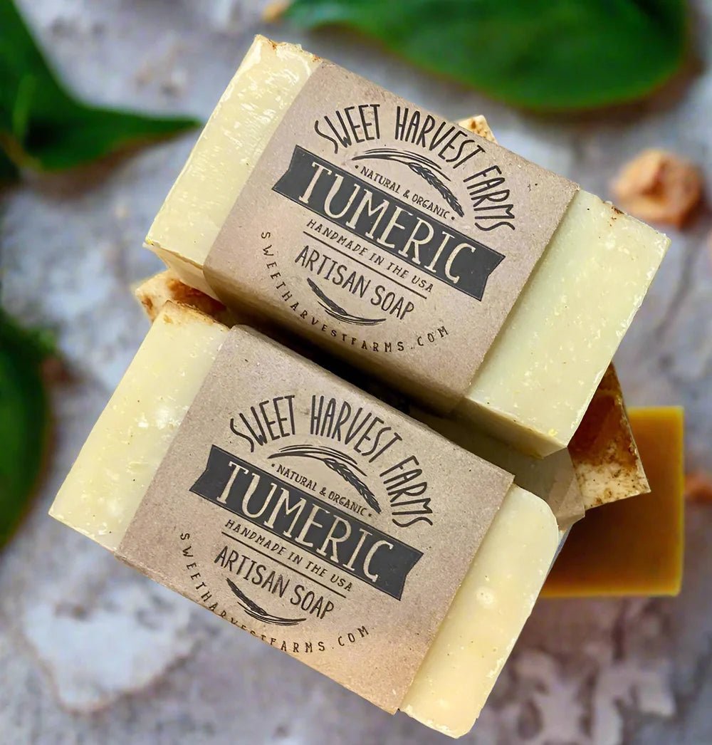 Organic Handmade Soap Flight - Healthy and Happy - 4 bar variety pack! - Sweet Harvest Farmssoap flightsSweet Harvest Farms