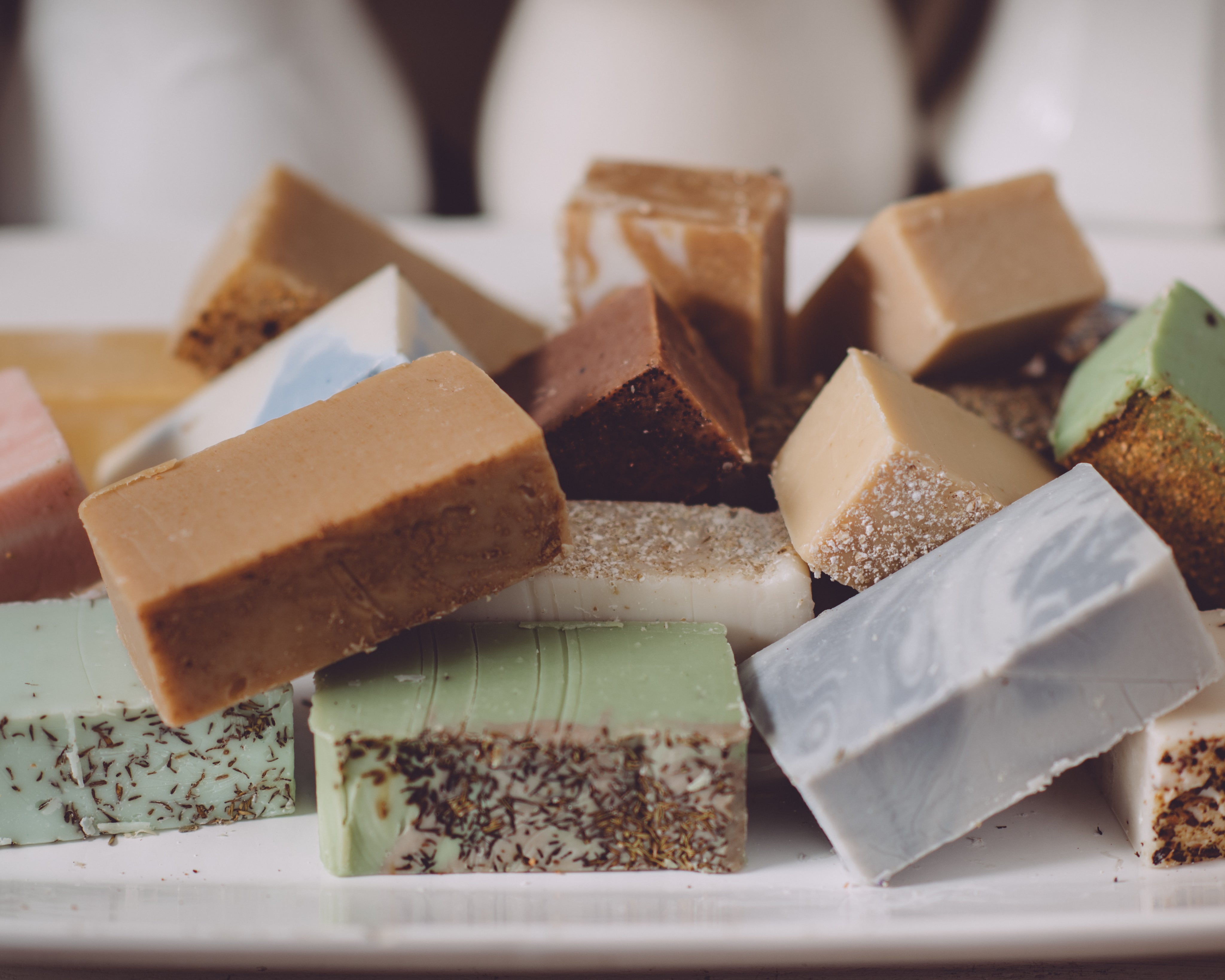 Full Loaf Organic Handmade Soap. Always made from scratch. This handmade organic soap will last 8-10 weeks in the shower. We also offer our wholesale organic soap