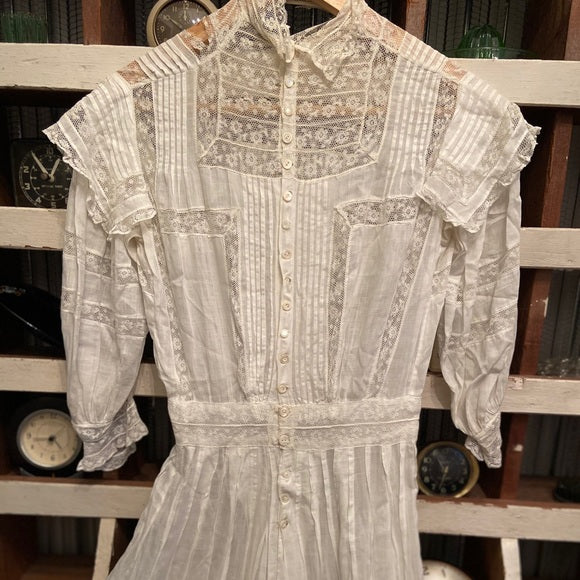 Vintage Cotton Dress - Exquisite!