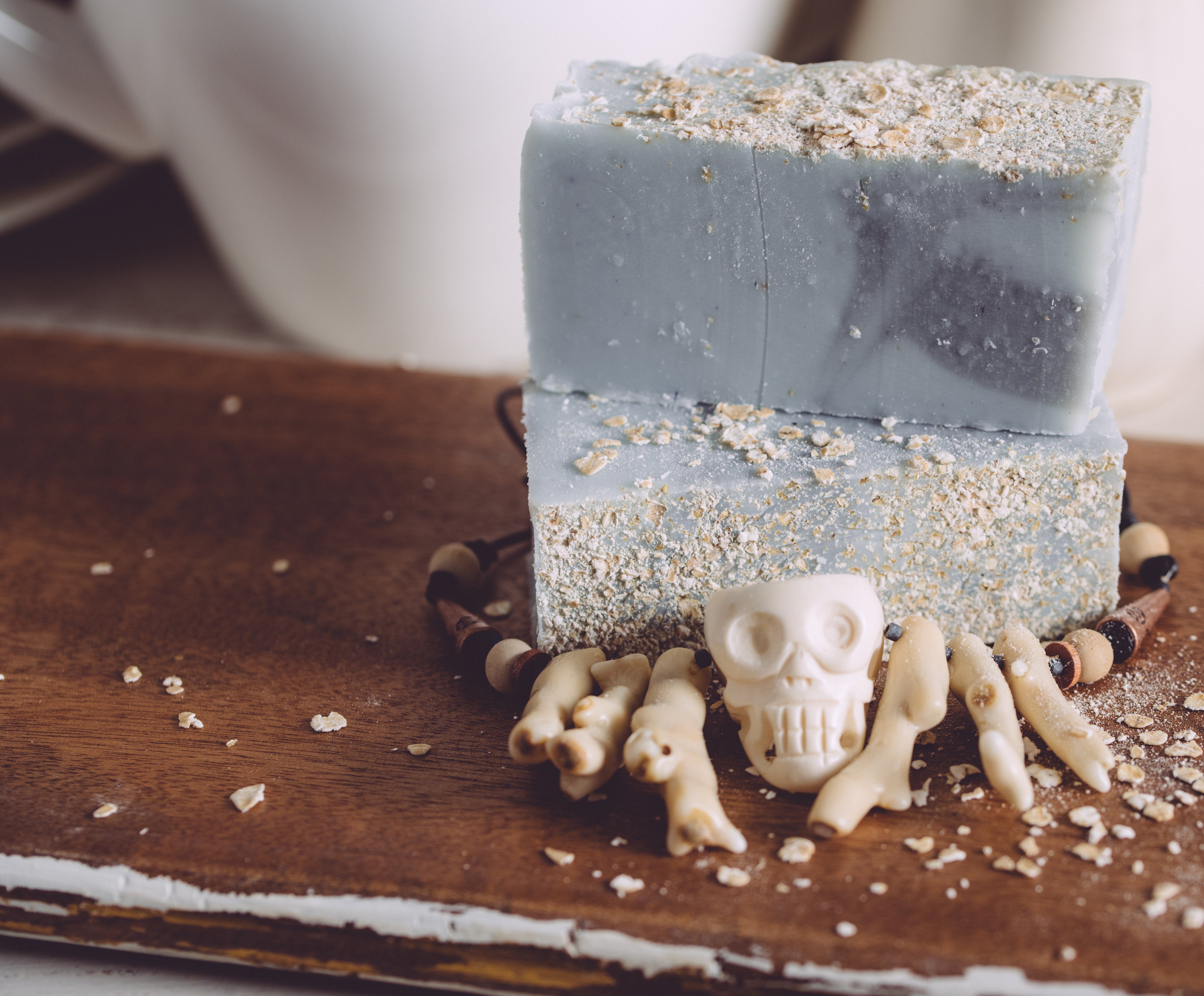 Sweet Harvest Farms Blackbeard Organic Handmade Soap made ofr Gasparilla in Tampa Fl. All natural from scratch. This organic soap will last 8-10 weeks in the shower. We also offer our wholesale organic soap