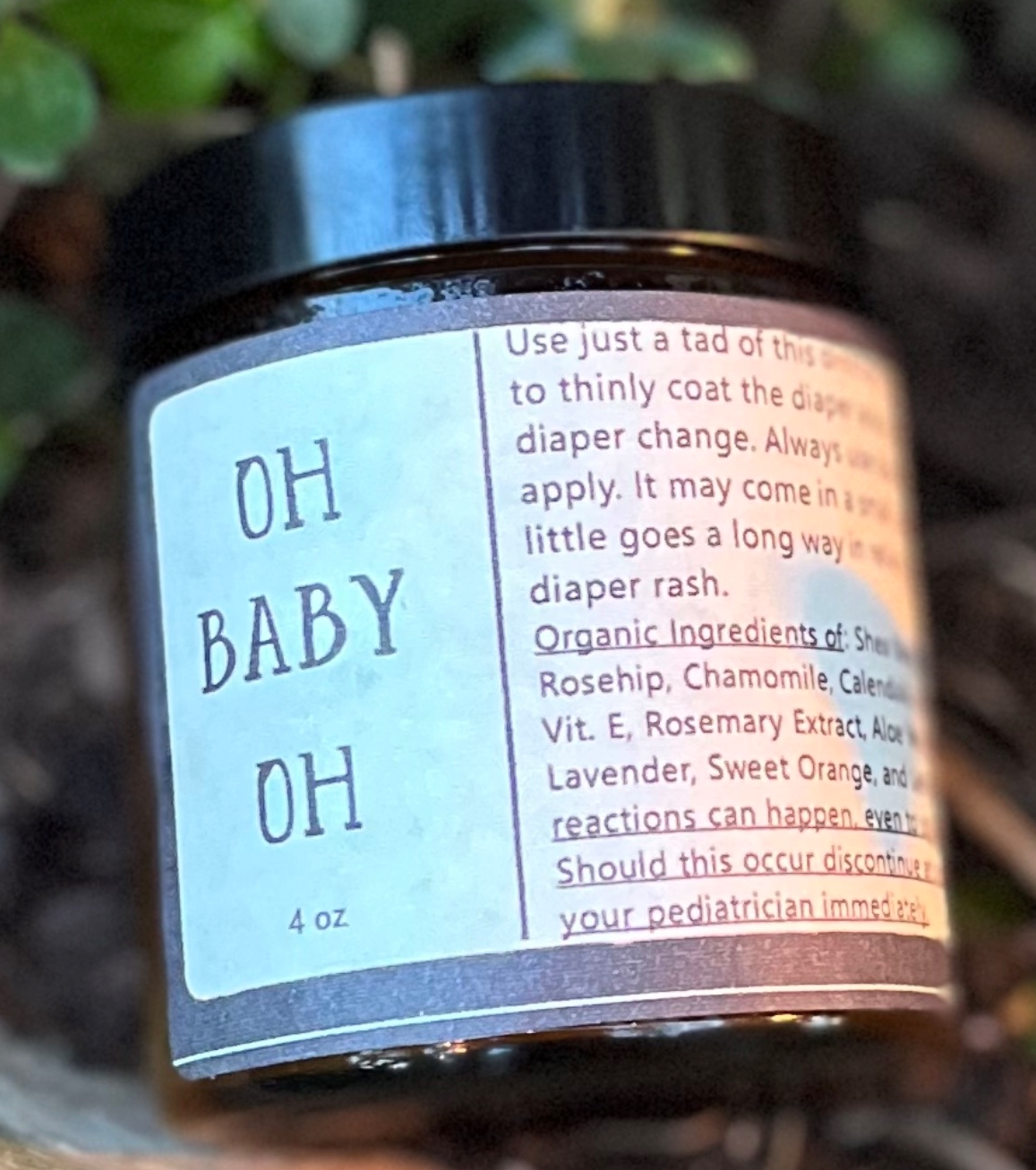 SWEET HARVEST FARMS ORGANIC DIAPER BALM AND SALVE