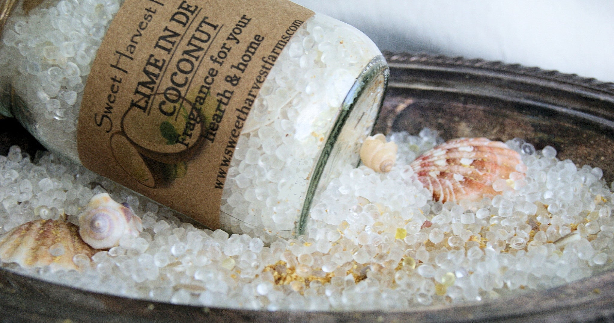 Lime in De Coconut Aroma Beads Potpourri - This jar of beads will last forever! - Sweet Harvest FarmsAroma Beads/PotpouriSweet Harvest Farms