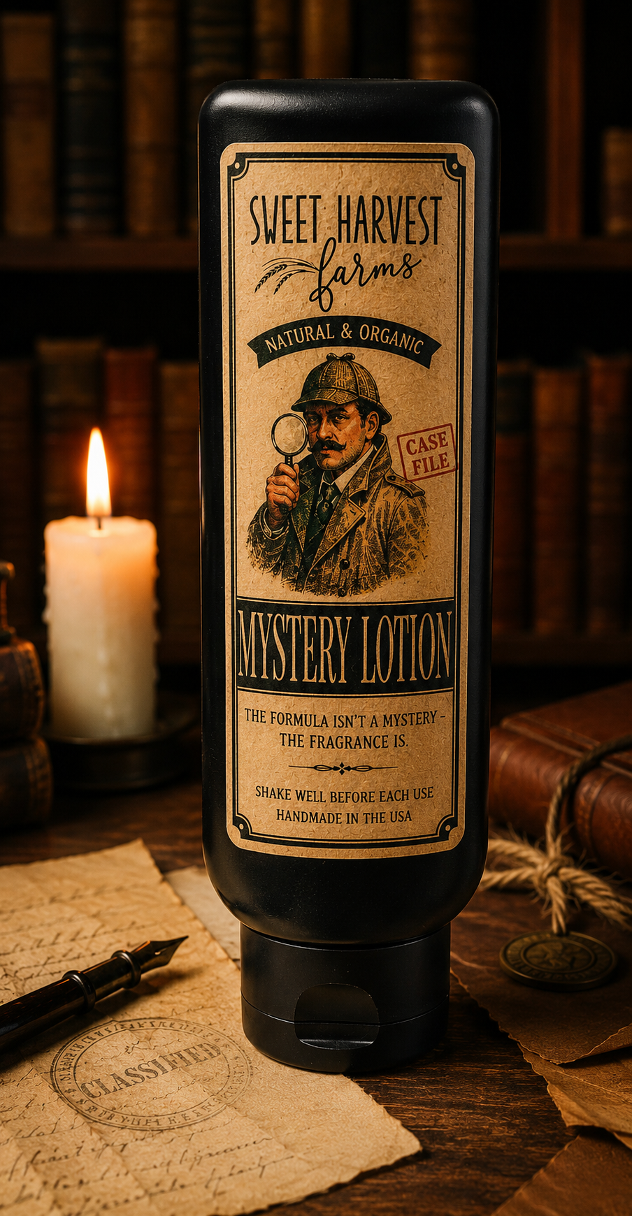 Mystery Organic Lotion. A One-of-a-Kind Handmade Organic Body Lotion | Sweet Harvest Farms