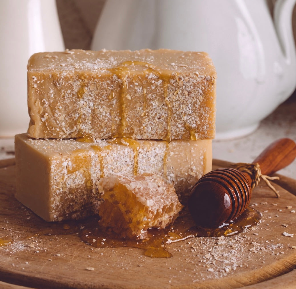 Oatmeal Milk and Honey Handmade Organic Soap – Gentle, Nourishing & Moisturizing