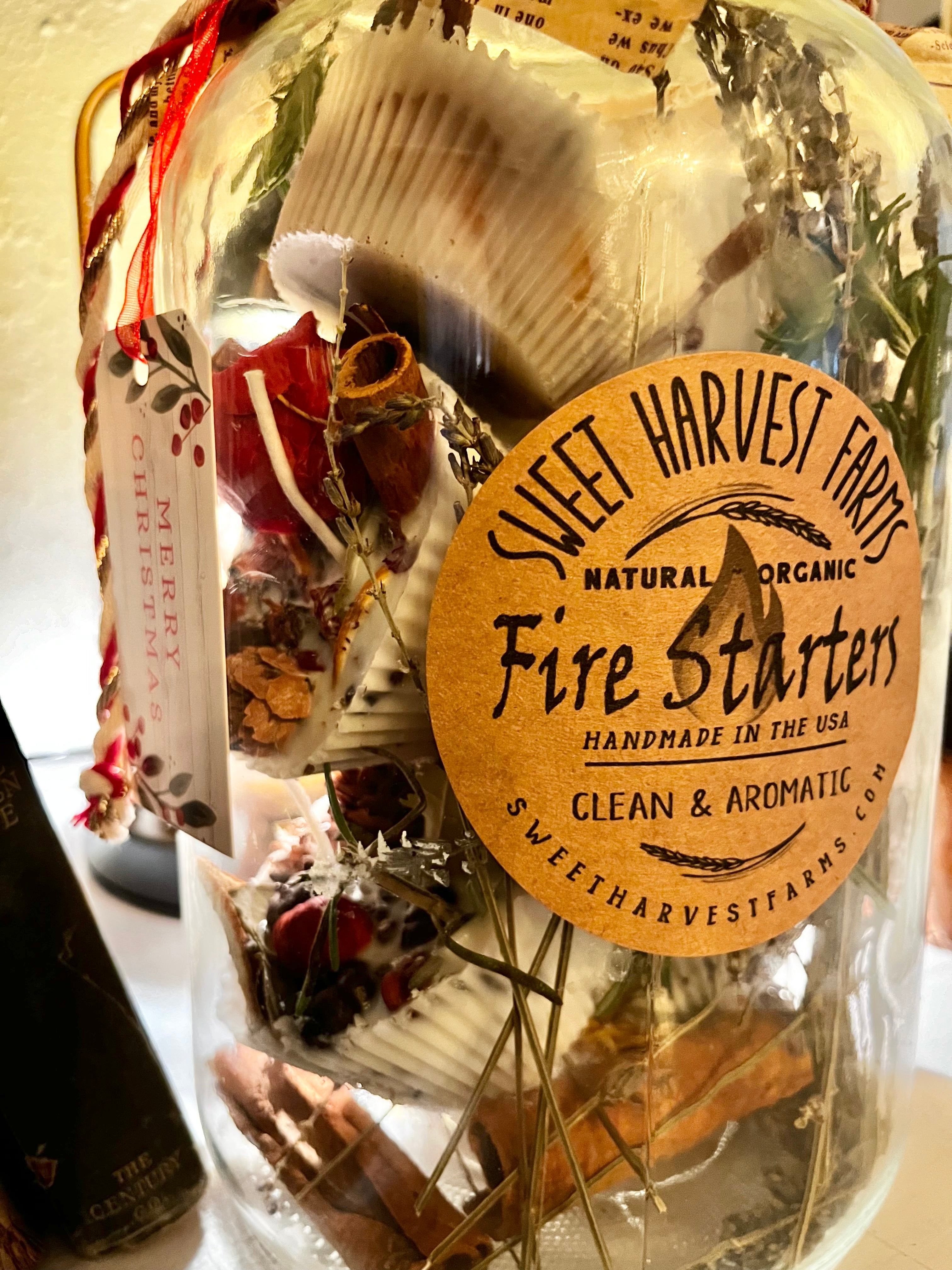 Fire Starters - Jumbo size - Organic, Natural and Aromatic!