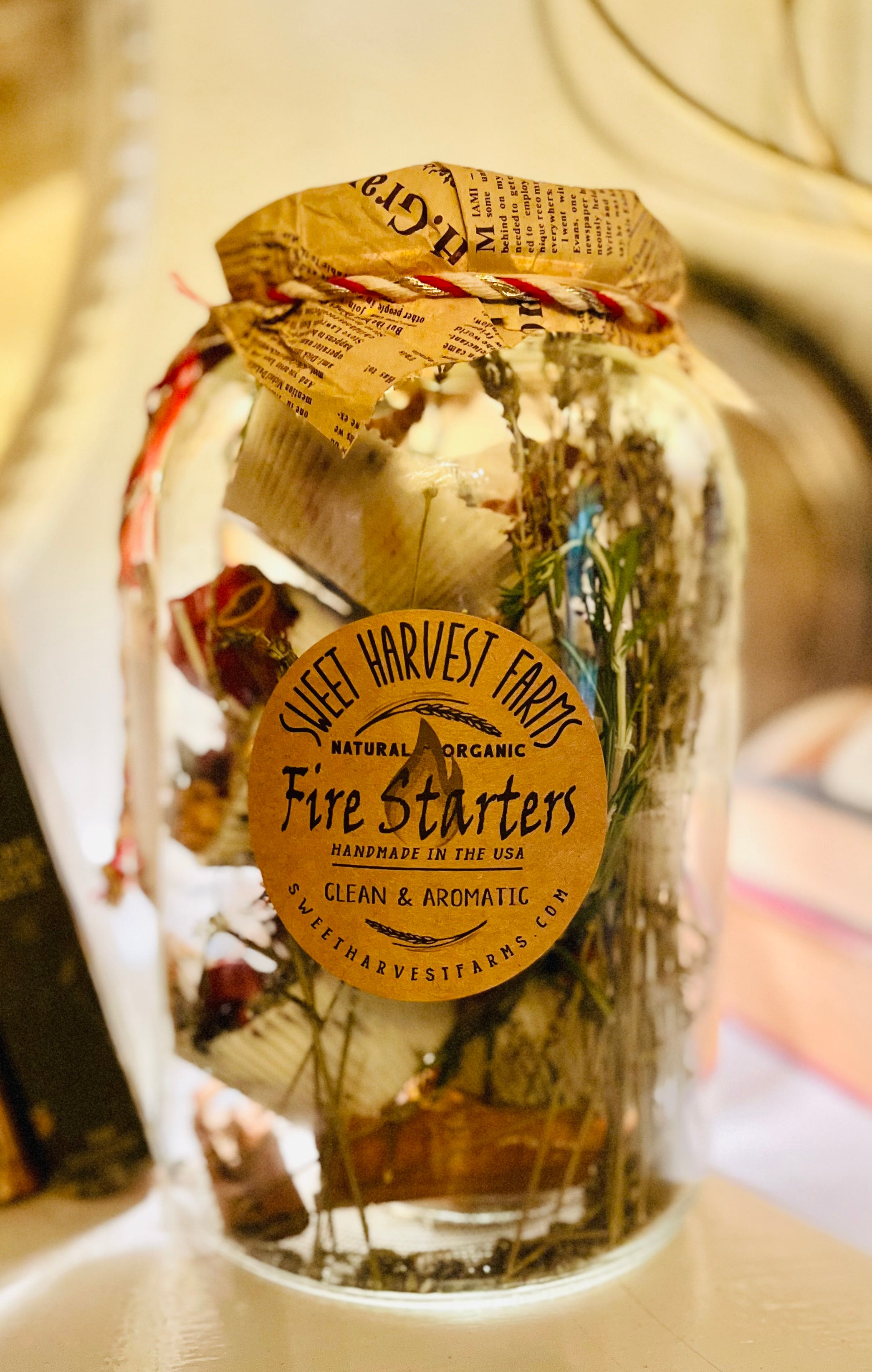 Fire Starters - Jumbo size - Organic, Natural and Aromatic!