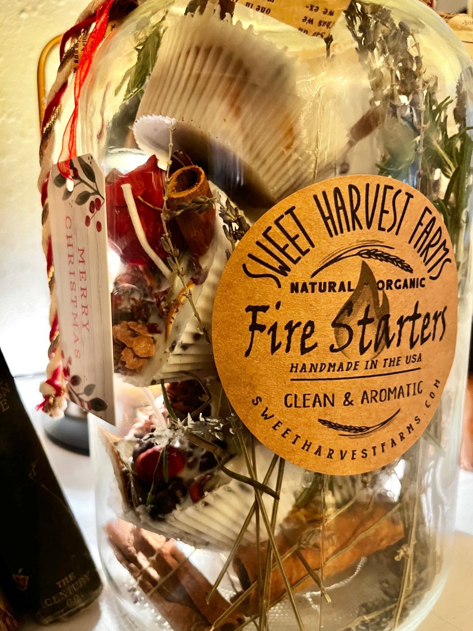 Jumbo Fire Starters – Handcrafted, Organic, Aromatic & Ready for the Hearth or Fire Pit! - Sweet Harvest FarmsFire StartersSweet Harvest Farms