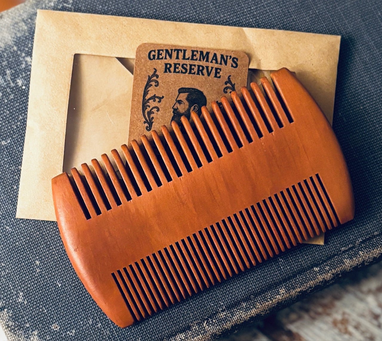 Sandalwood Beard Comb | Gentleman's Reserve by Sweet Harvest Farms - Sweet Harvest FarmscombSweet Harvest Farms