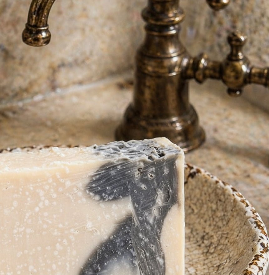 Sea Salt & Stone – Luxurious Organic Handmade French Grey Sea Salt Soap - Sweet Harvest FarmsOrganic Handmade SoapSweet Harvest Farms