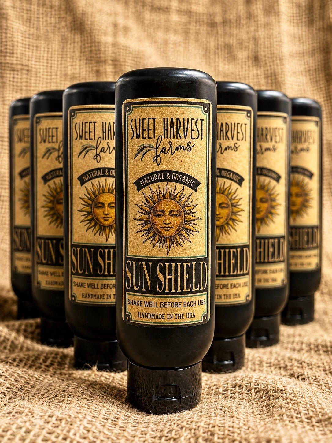 Wholesale Organic Tallow Sun Shield Lotion - Minimum Order of four 6 oz Tottles - Sweet Harvest FarmsWholesale OnlySweet Harvest Farms