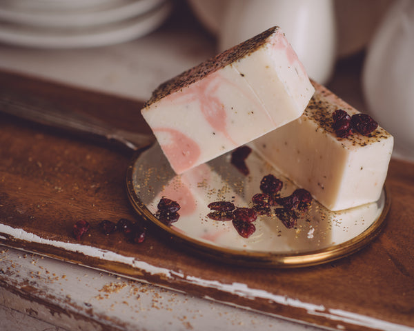 Cranberry Souffle - Seasonal Organic Handmade Soap