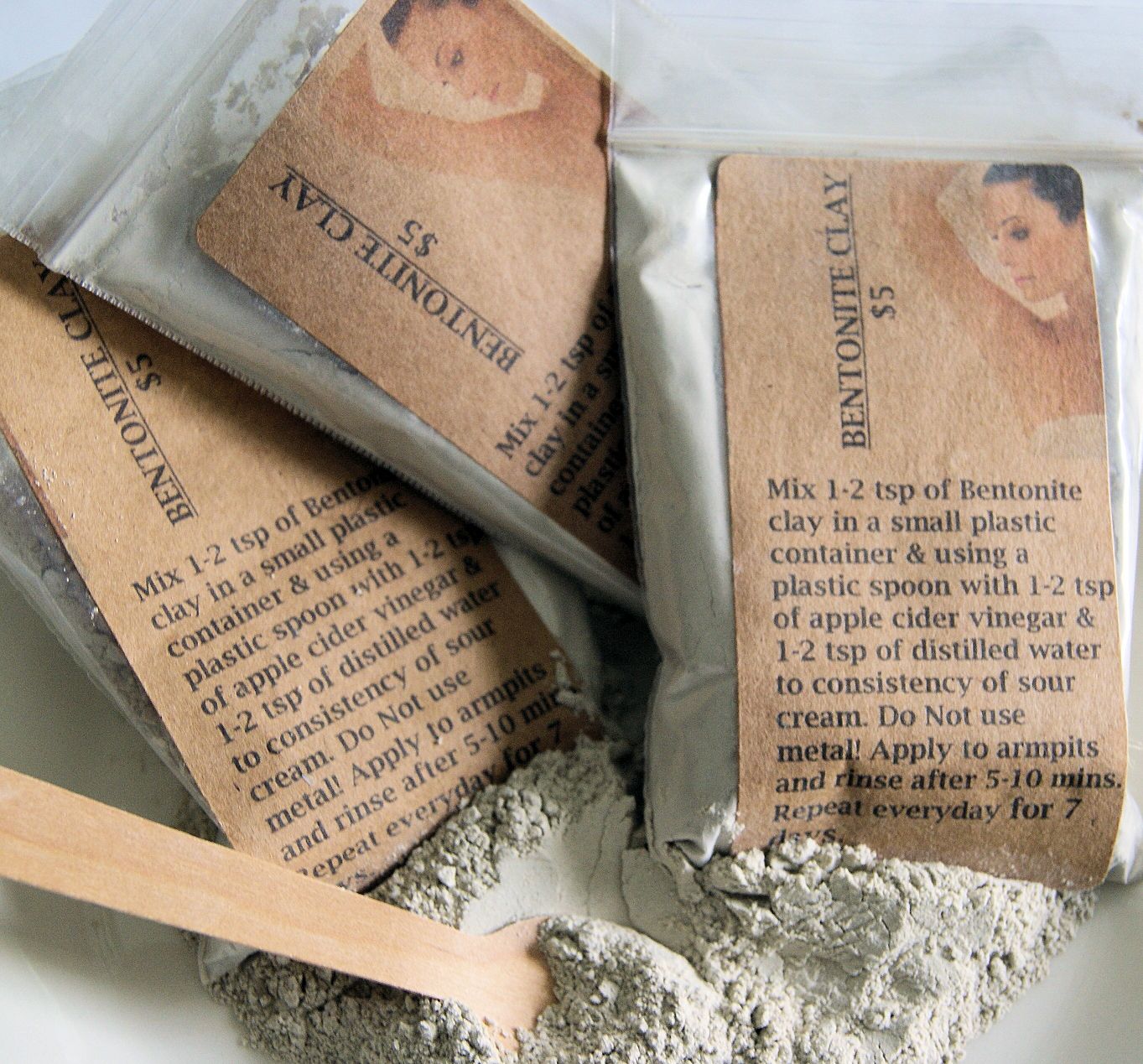 Shop Bentonite Clay - Food Grade/Organic for Detoxing Arm Pits by Sweet  Harvest Farms