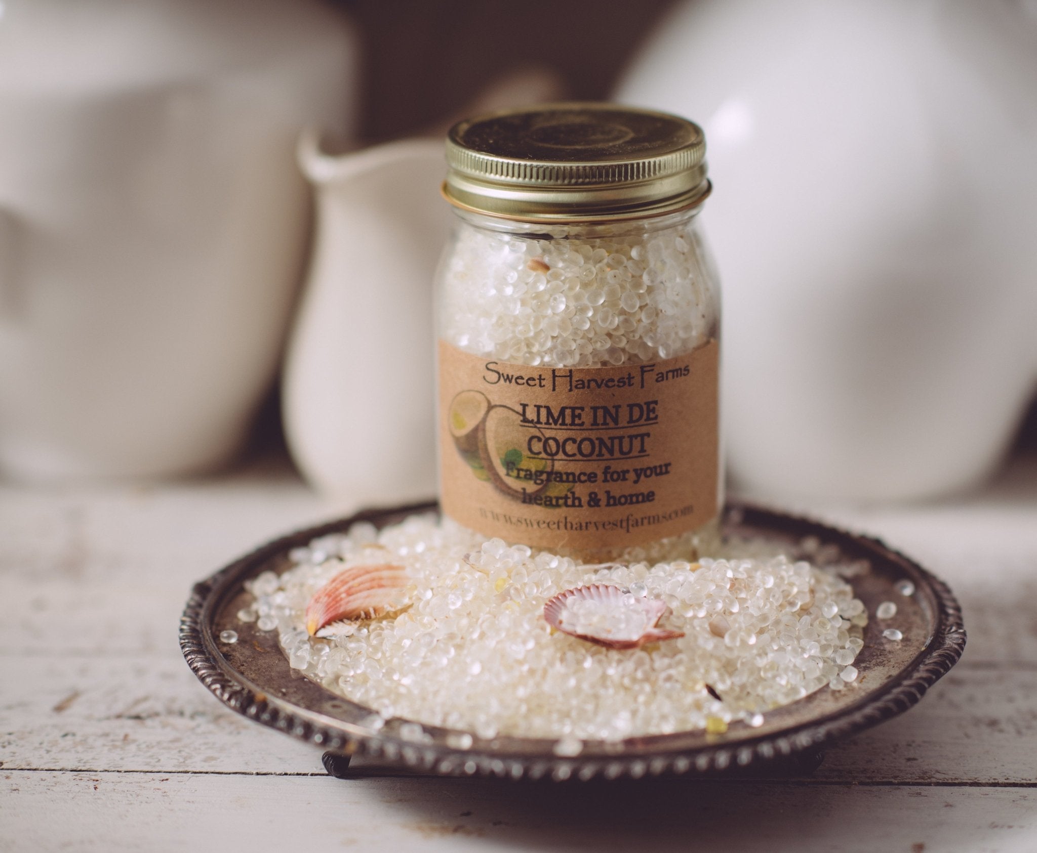 Lime in De Coconut Aroma Beads Potpourri - This jar of beads will last forever! - Sweet Harvest FarmsAroma Beads/PotpouriSweet Harvest Farms