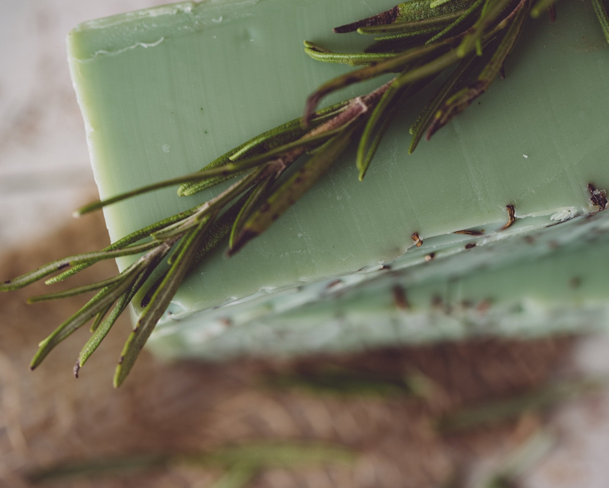 Rosemary Mint Organic Handmade Soap - Fresh and envigorating - Sweet Harvest FarmsOrganic Handmade SoapSweet Harvest Farms